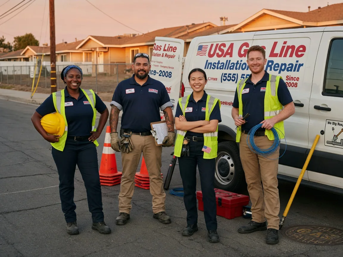 Gas Line Installation company in Elmore, MN